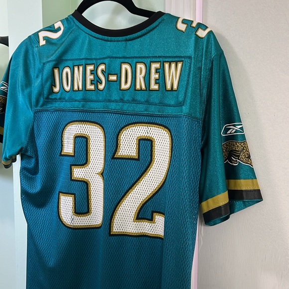 Jacksonville Jaguars reebok Prowler Throwback Custom Game Jersey - Teal - Picture 3 of 8